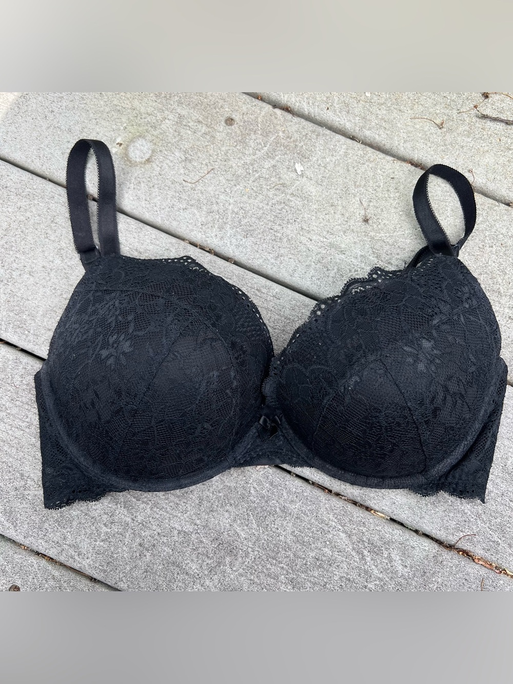 Torrid Curves Black Lace Bra 36 DDD
